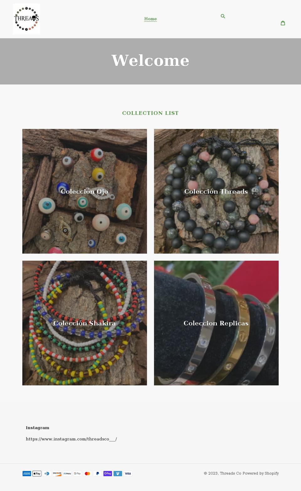 threadsco.net shopify website screenshot