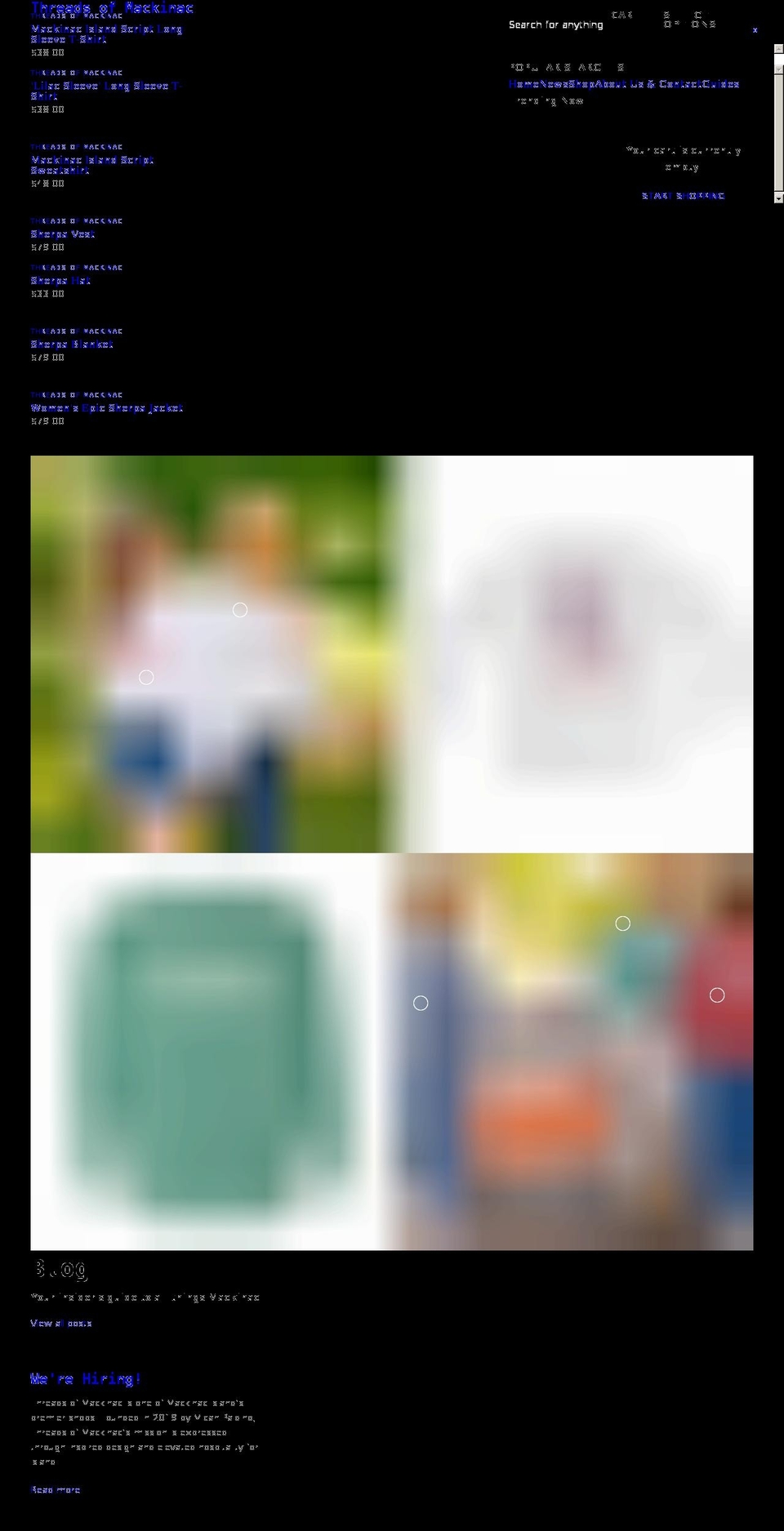 threadsofmackinac.com shopify website screenshot