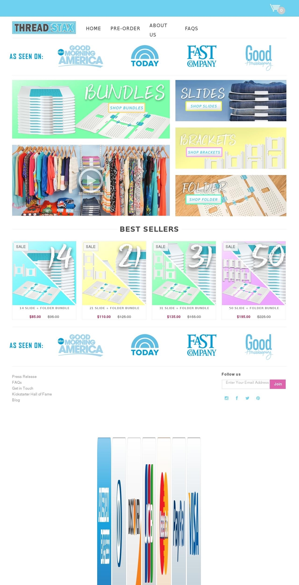 threadstax.com shopify website screenshot