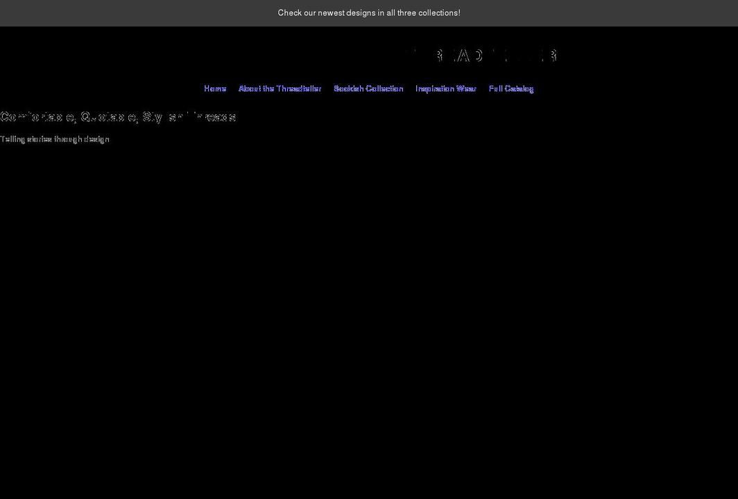 threadteller.com shopify website screenshot