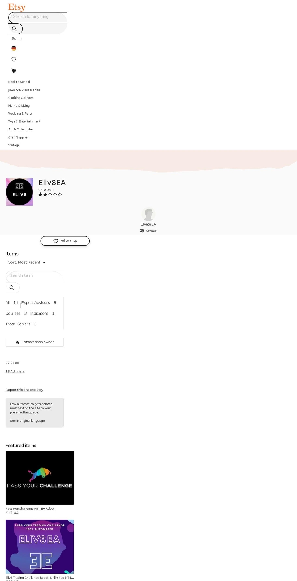 thredcartel.com — Shopify storefront screenshot