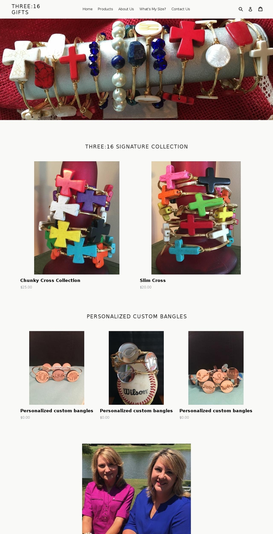 three16gifts.com shopify website screenshot