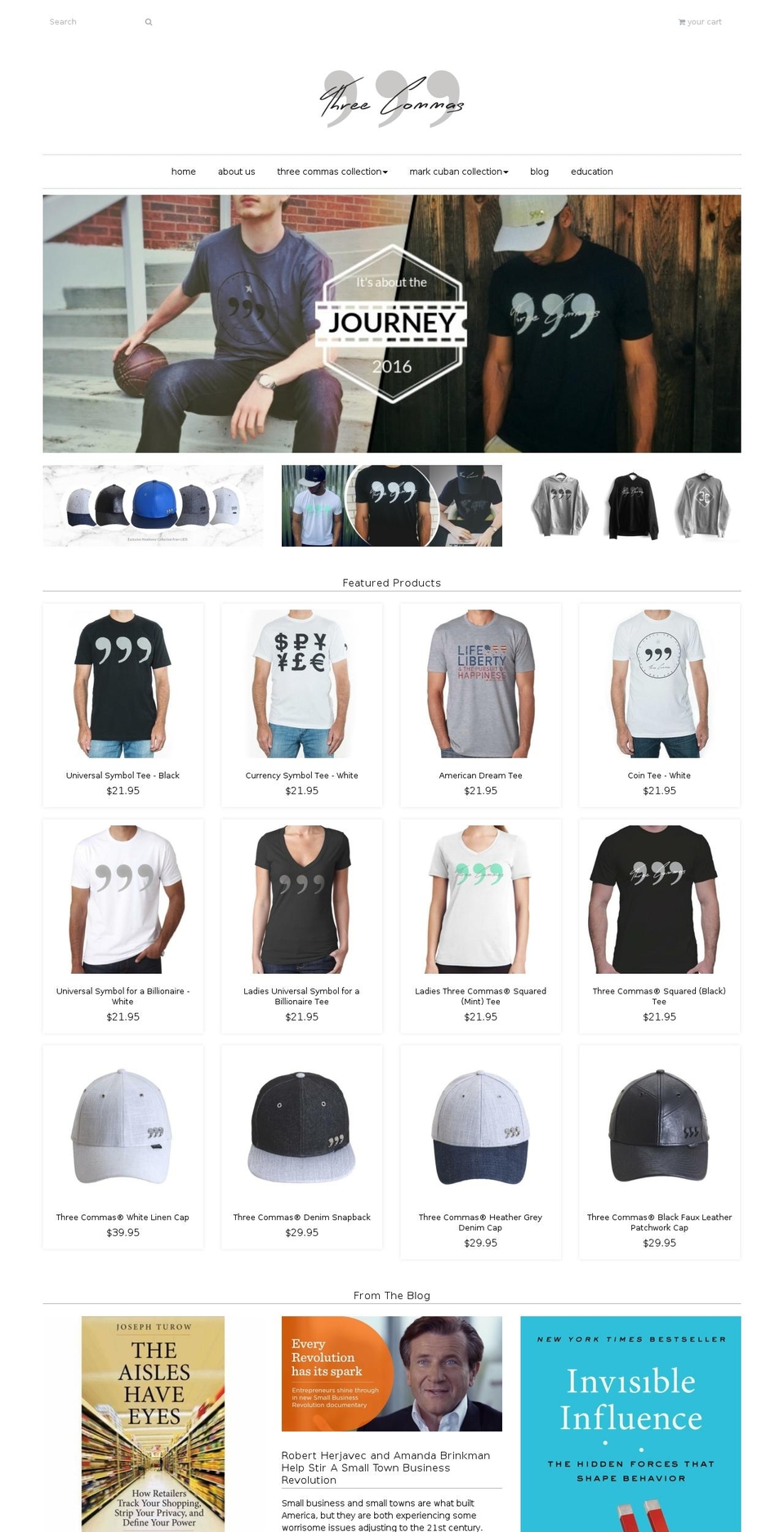 threecommas.com shopify website screenshot