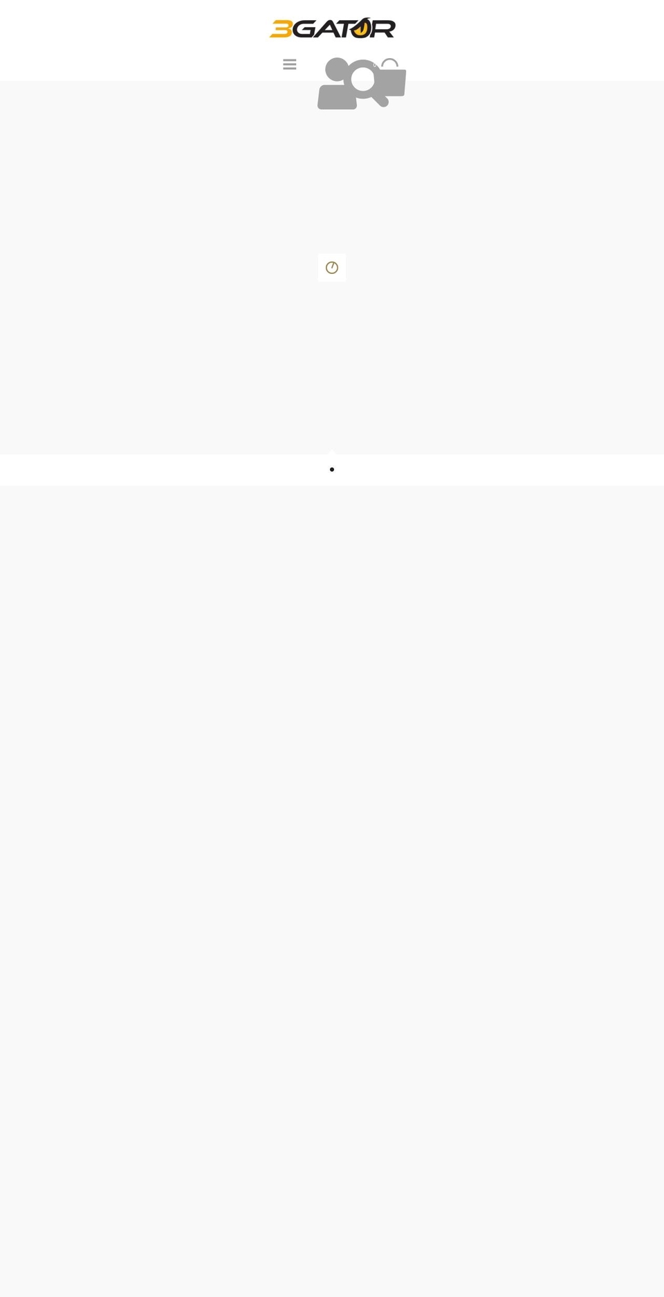 threegator.com shopify website screenshot