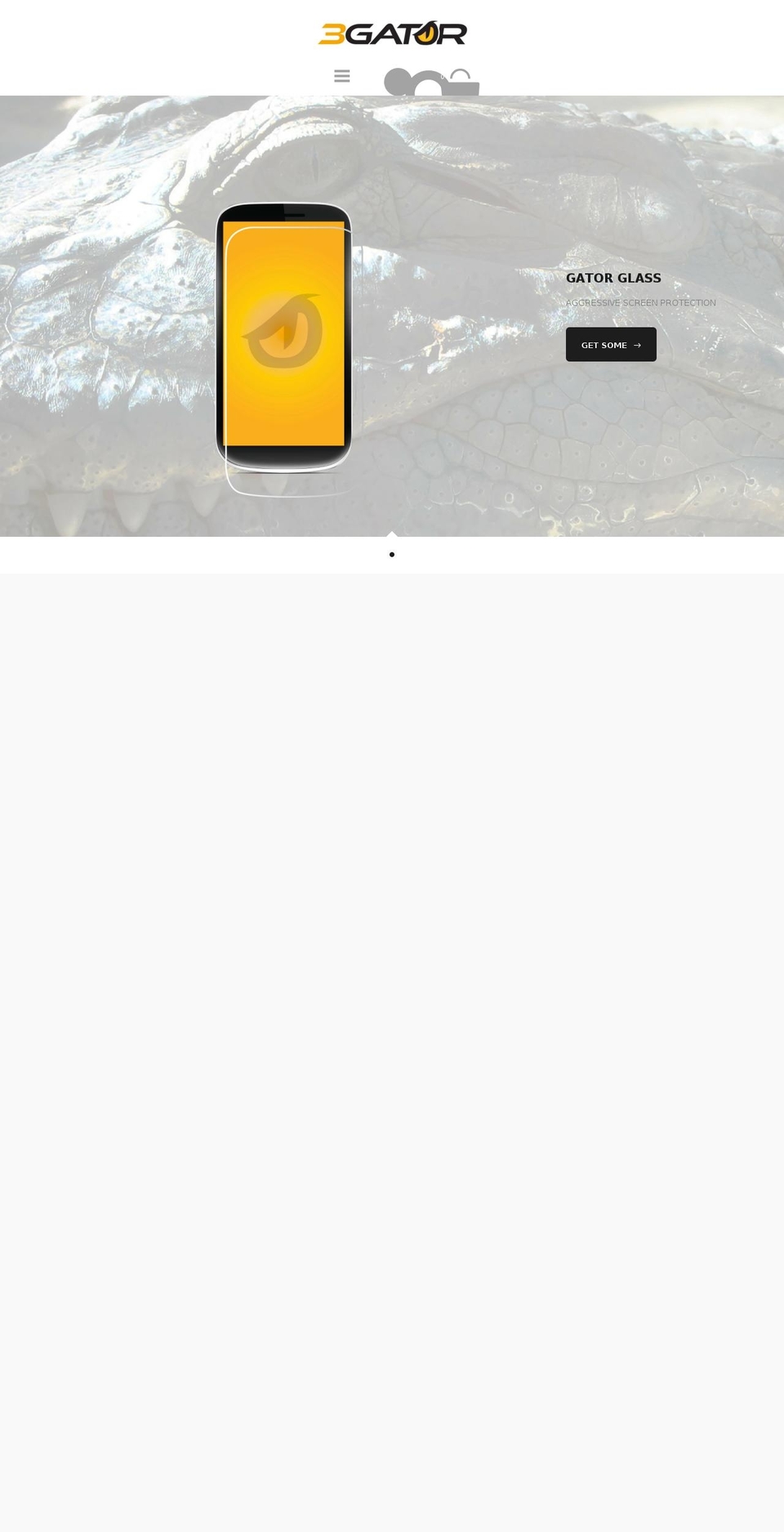 threegators.com shopify website screenshot