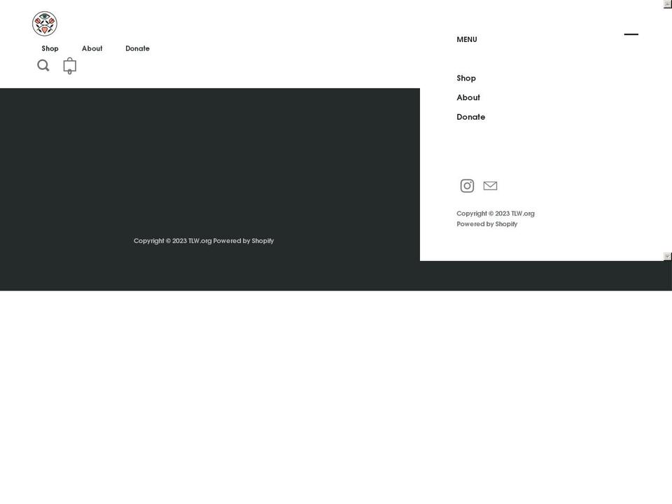 threelittlewords.net shopify website screenshot