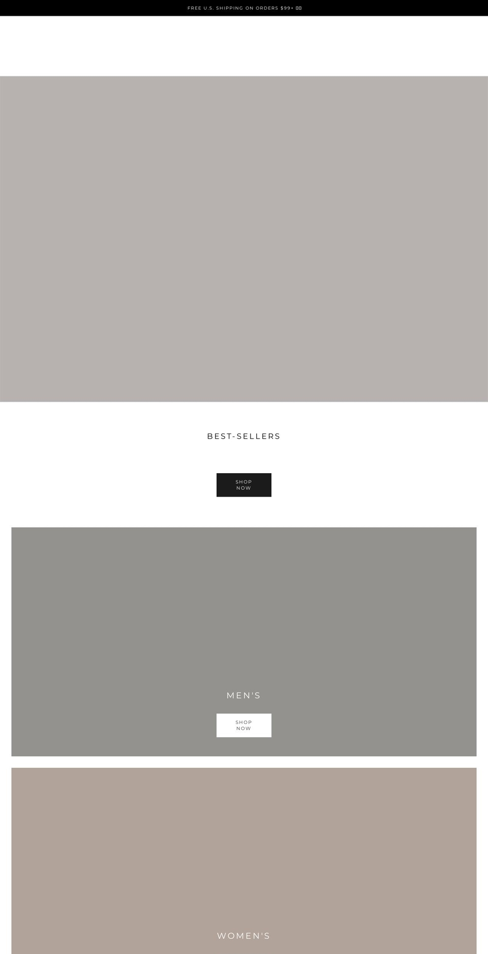 threenailsclothing.com shopify website screenshot