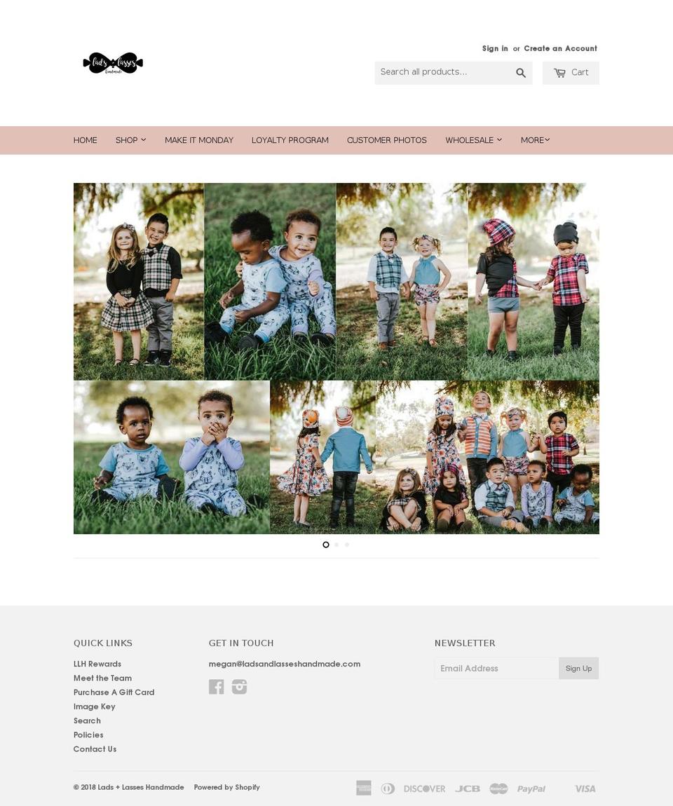 threeoaklads.com — Shopify storefront screenshot
