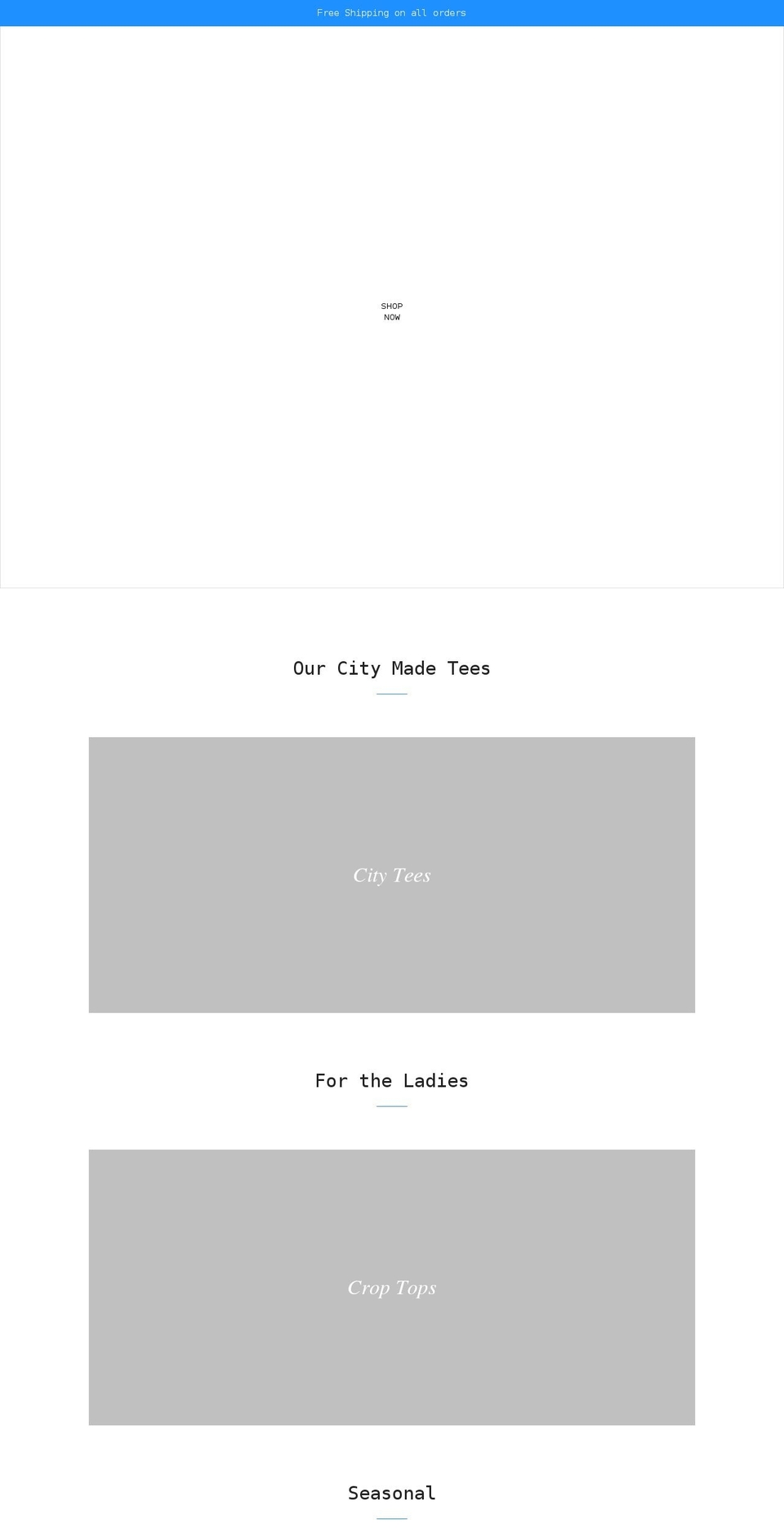 threeohhfive.com shopify website screenshot