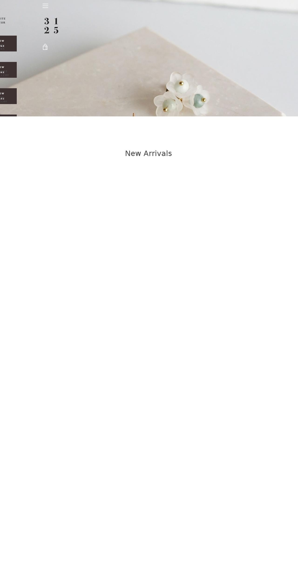 threeonetwofive.com shopify website screenshot