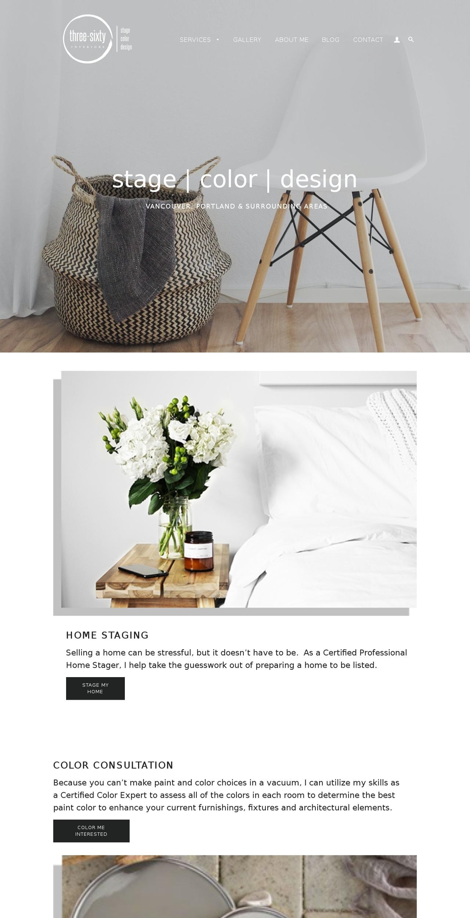 threesixtyinteriors.com — Shopify storefront screenshot