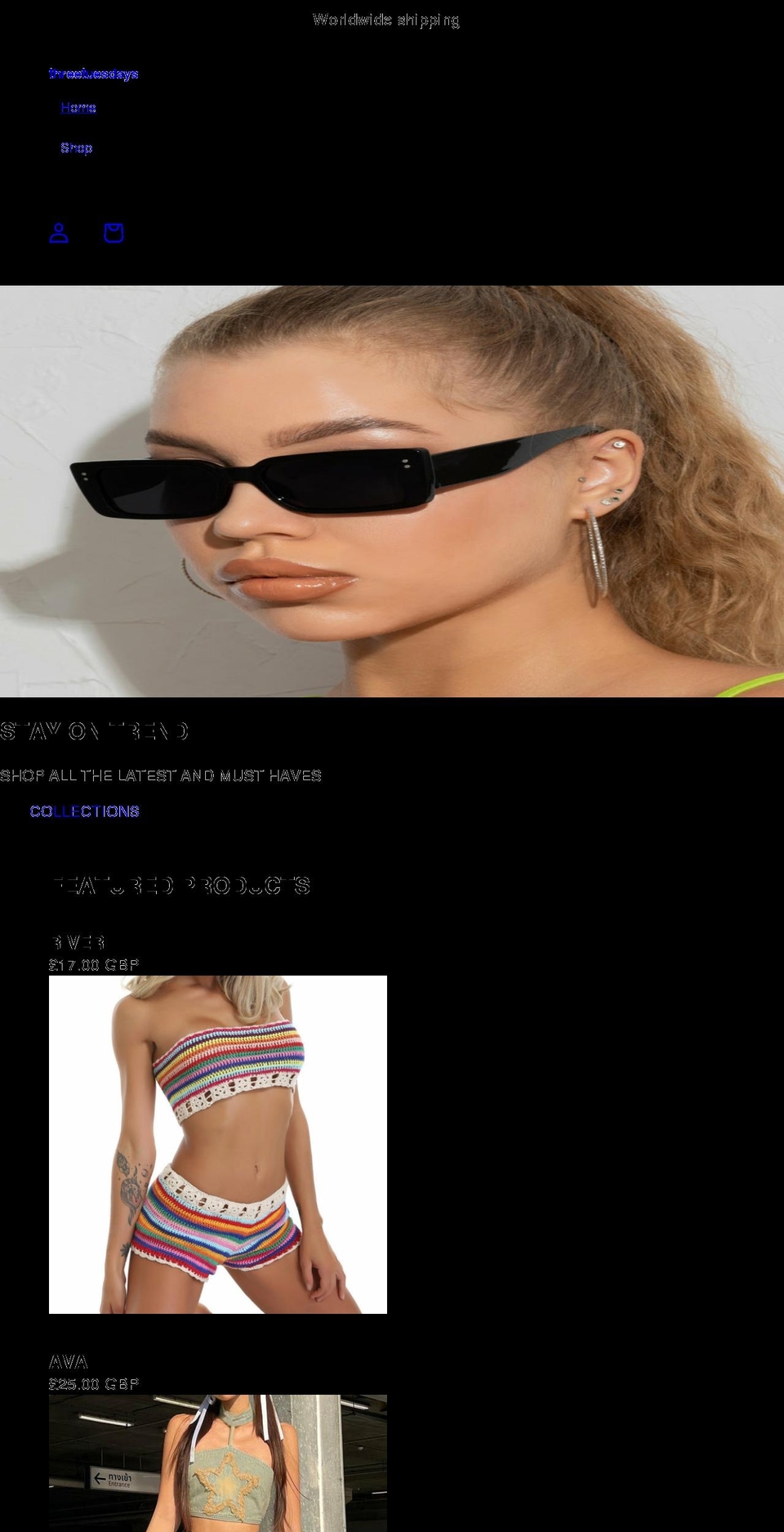 threetuesdays.com shopify website screenshot
