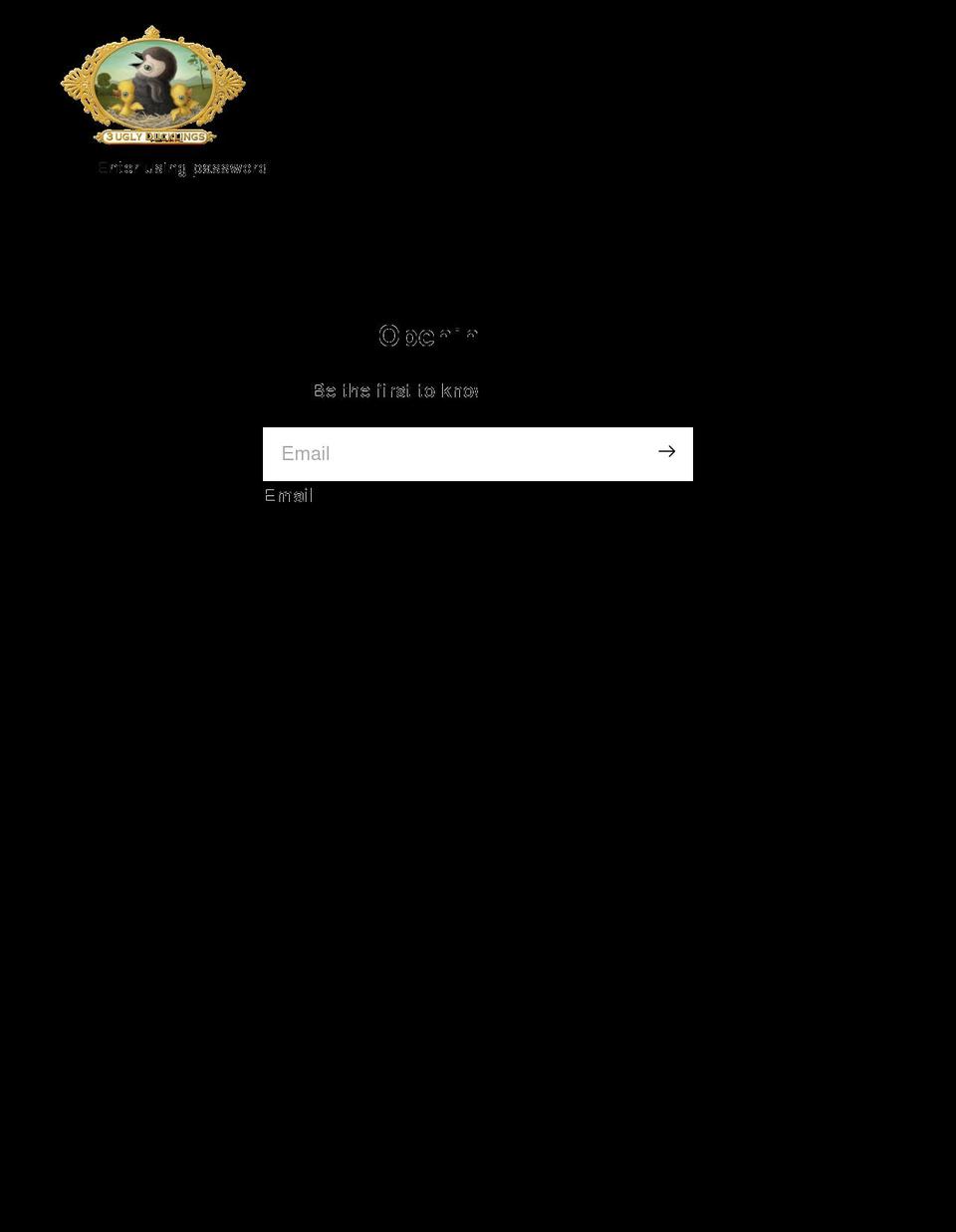 threeuglyducklings.com shopify website screenshot