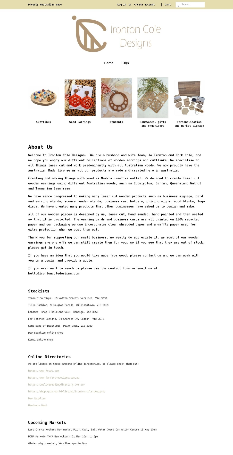 threezsgallery.com — Shopify storefront screenshot
