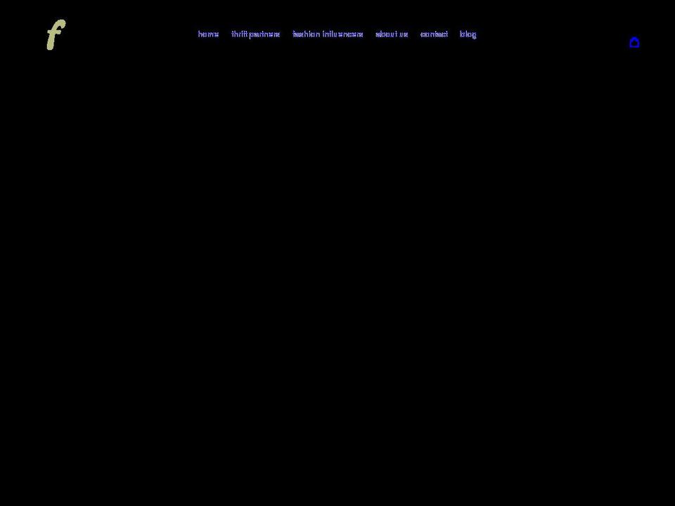 thriftfomeno.com shopify website screenshot