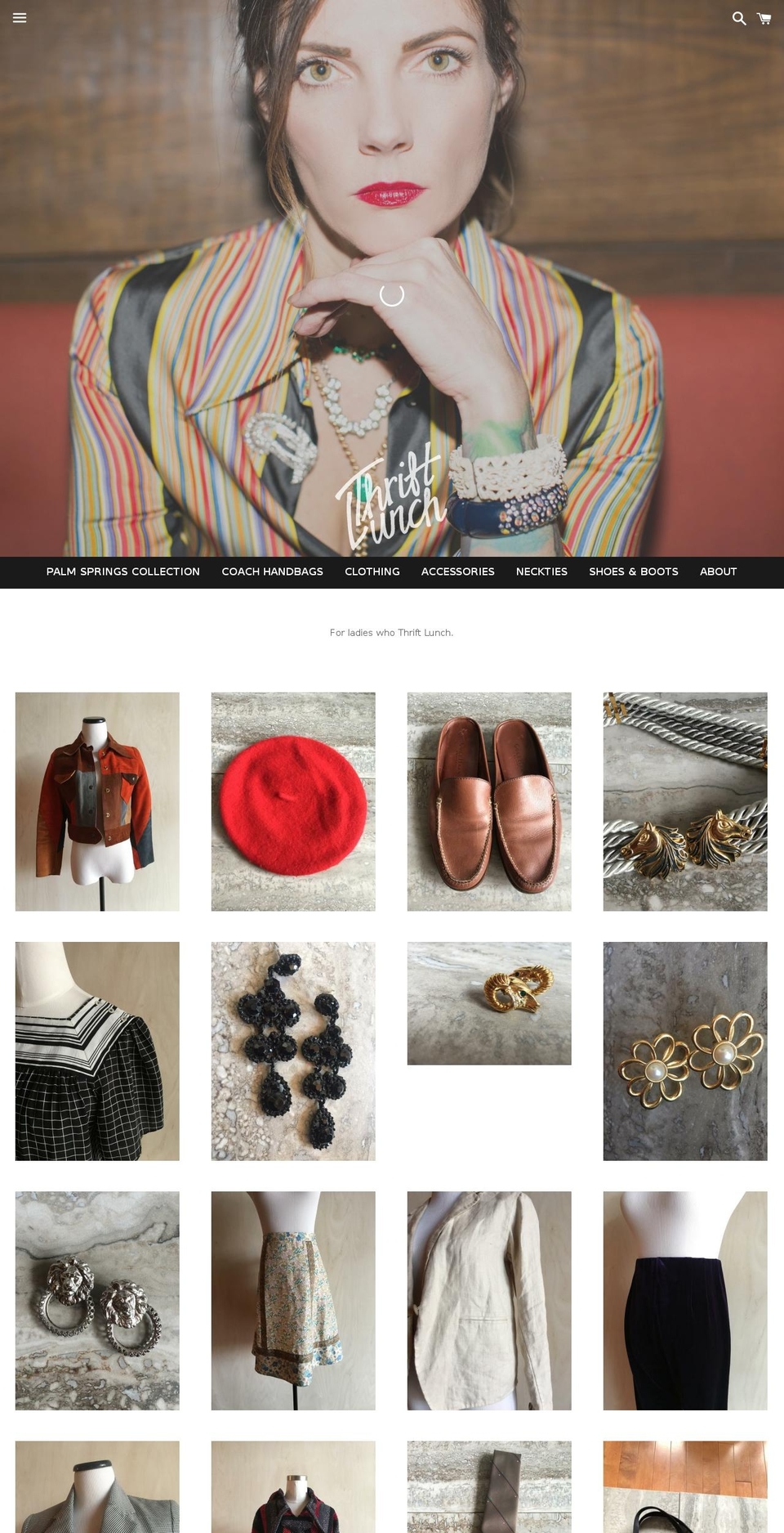 thriftlunch.com shopify website screenshot