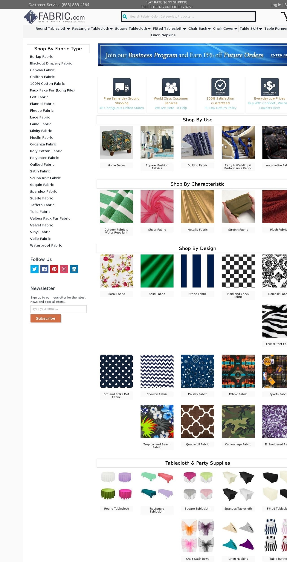 thriftypartysupplies.com — Shopify storefront screenshot