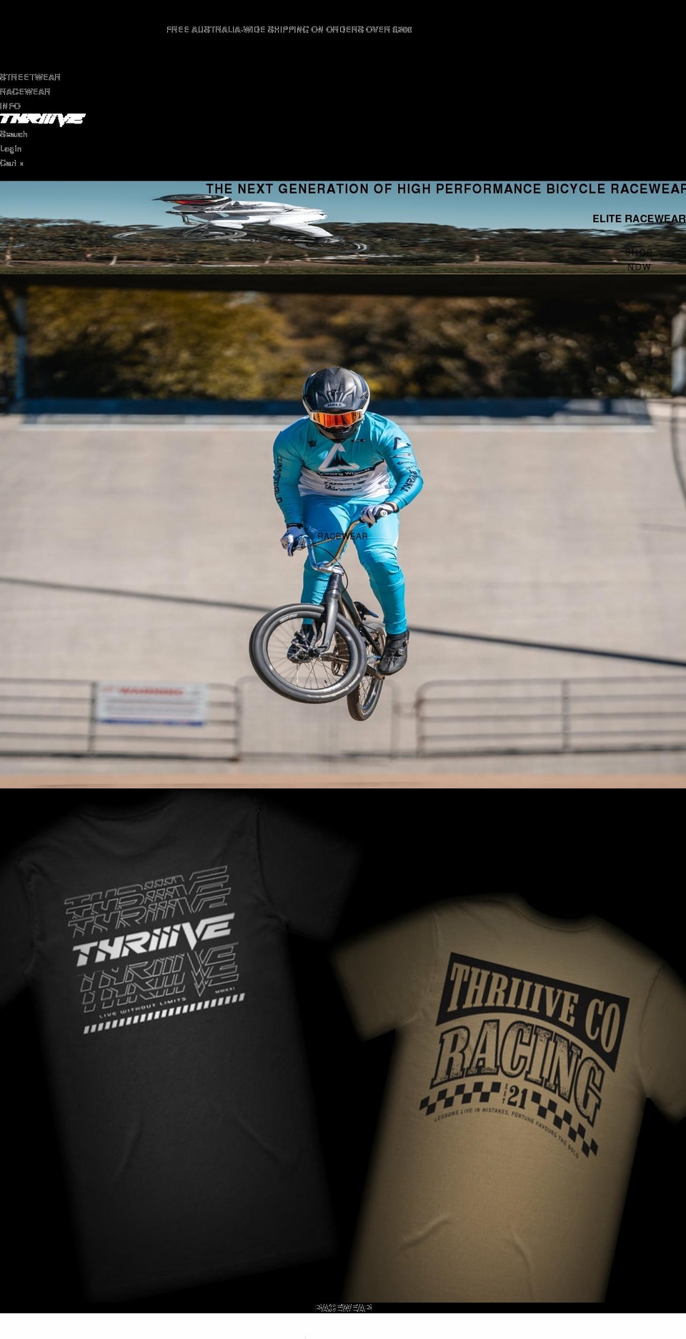 thriiiveco.com shopify website screenshot