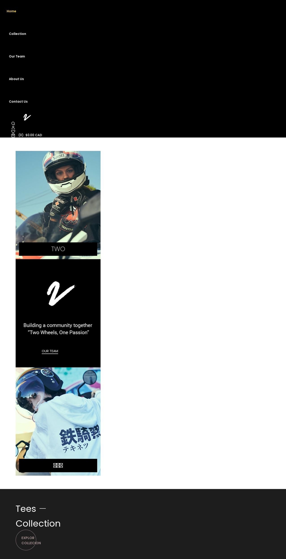 throttlewideopen.com shopify website screenshot