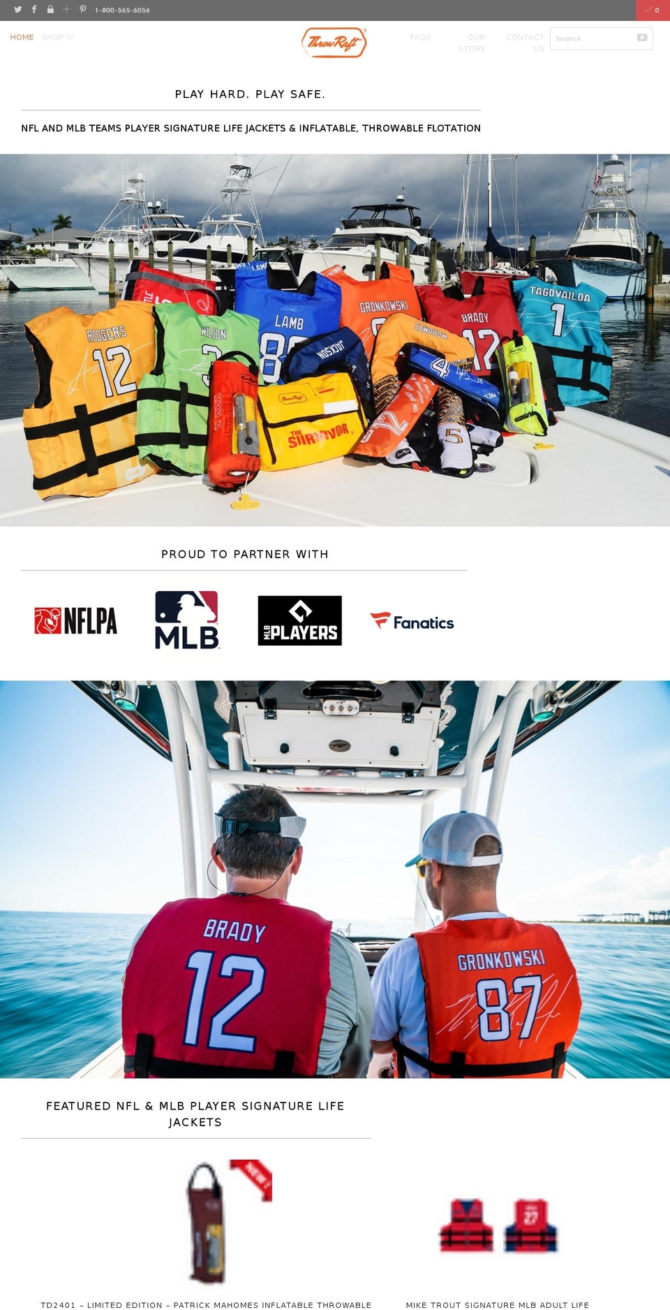 throwraft.com shopify website screenshot