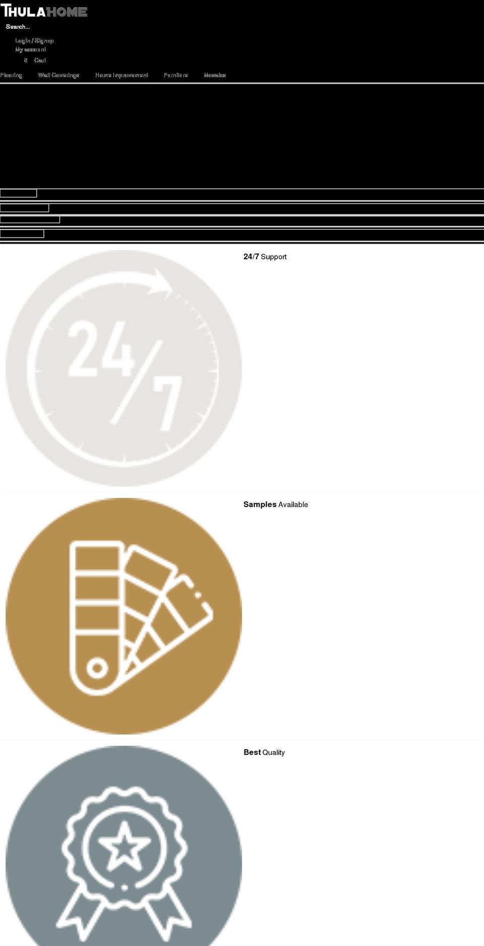 thulahome.com — Shopify storefront screenshot