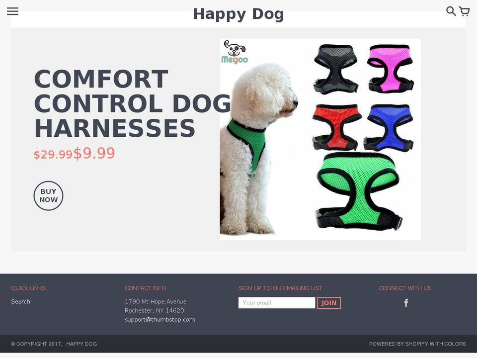 thumbstop.com shopify website screenshot