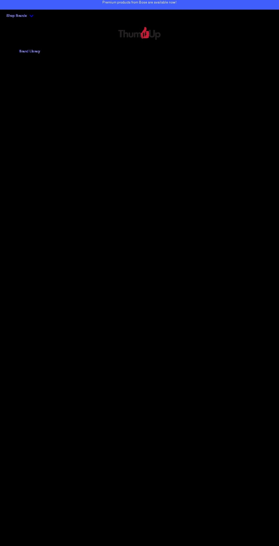 thumzzup.com shopify website screenshot