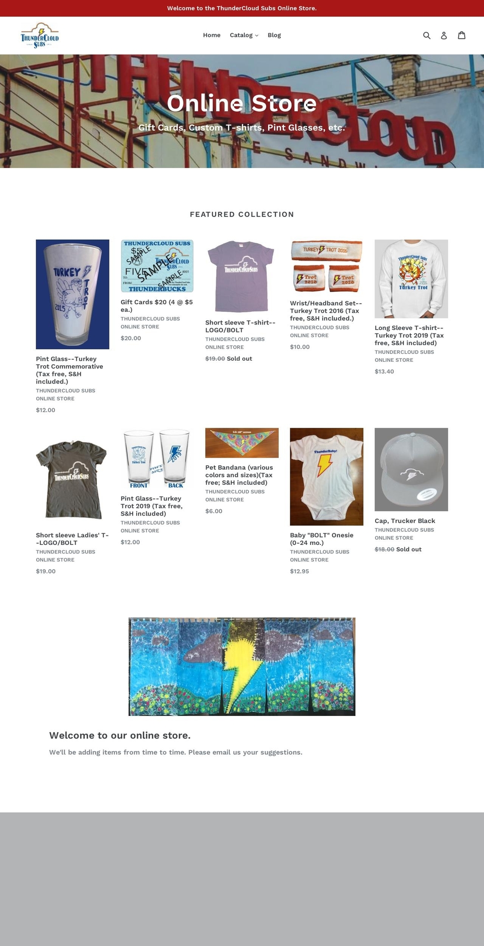 thundercloud-subs-online-store.myshopify.com shopify website screenshot