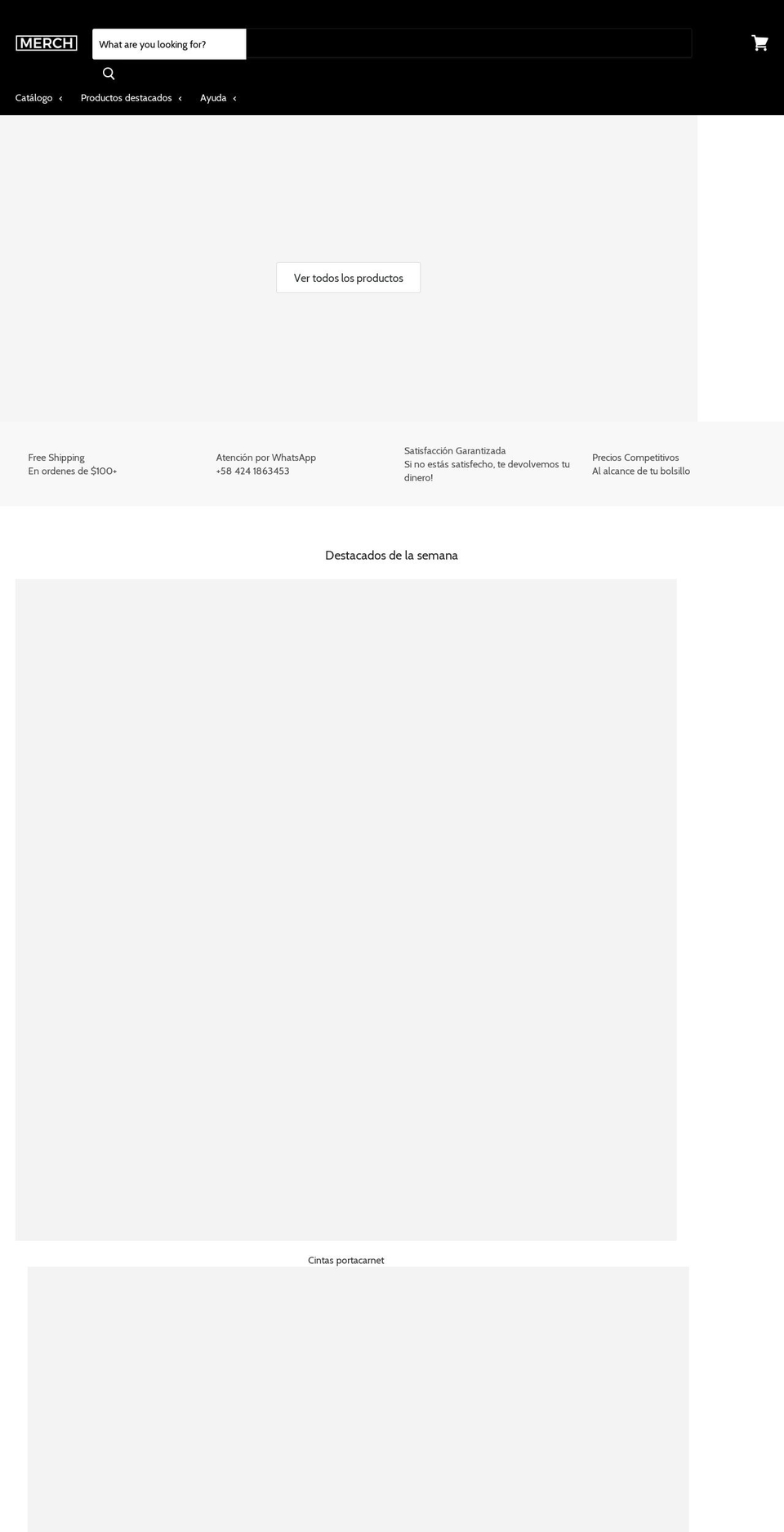 thundermerch.com — Shopify storefront screenshot