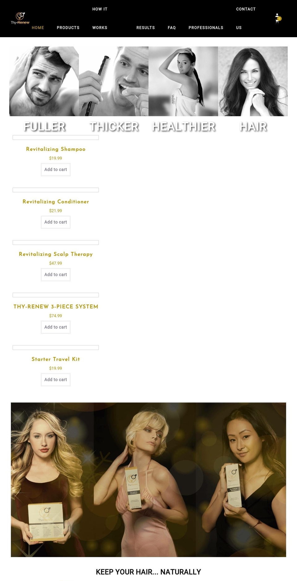 thyrenew.com shopify website screenshot
