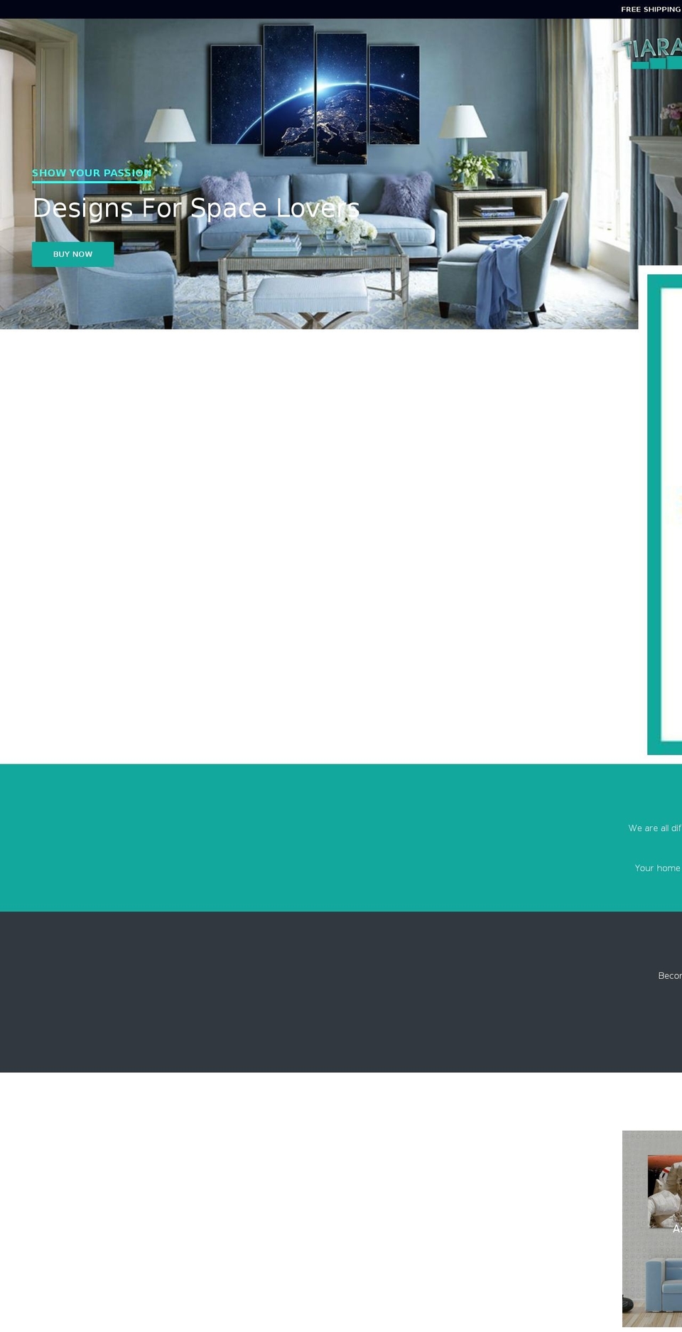 tiaracle.com shopify website screenshot