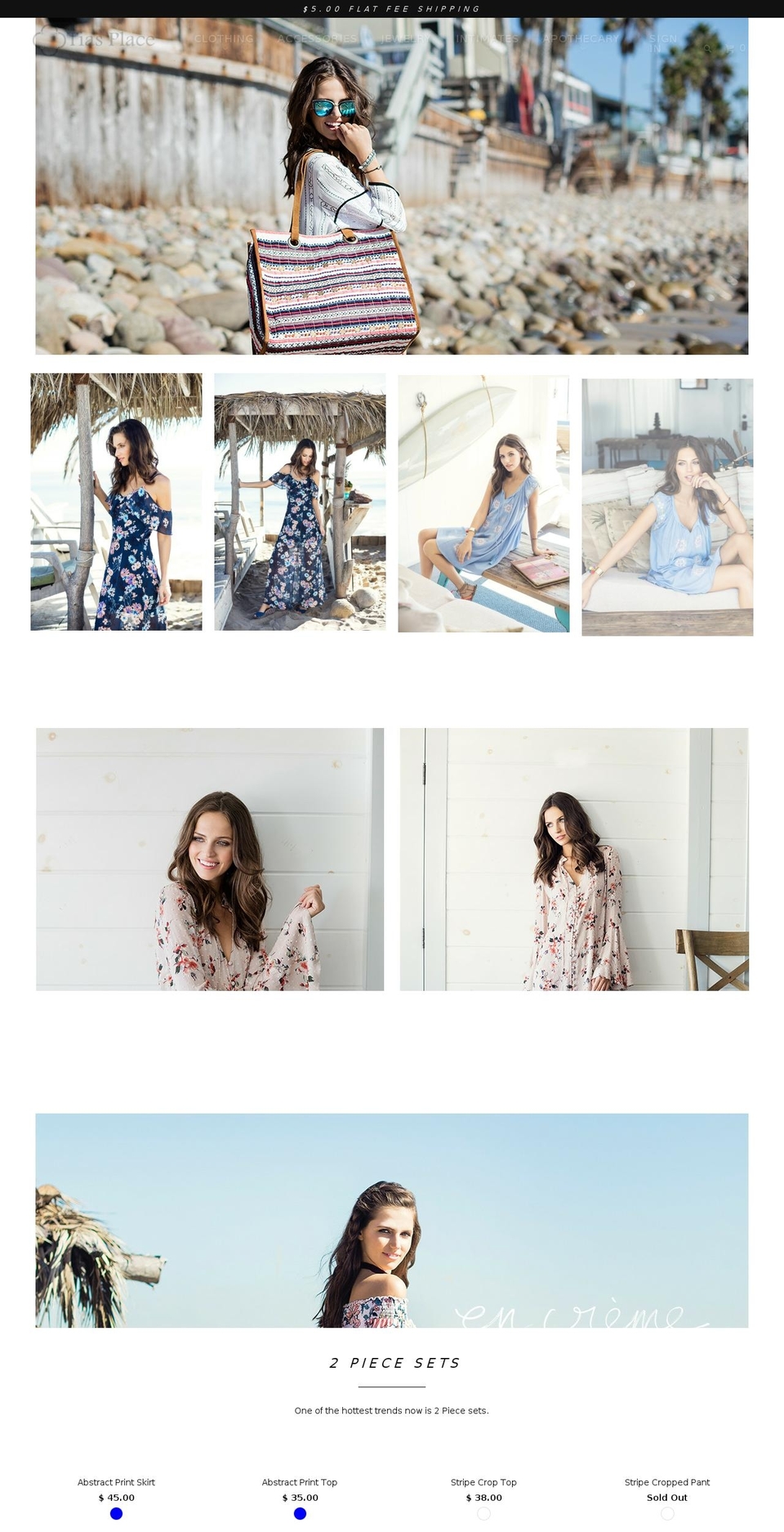 tiasplace.com shopify website screenshot