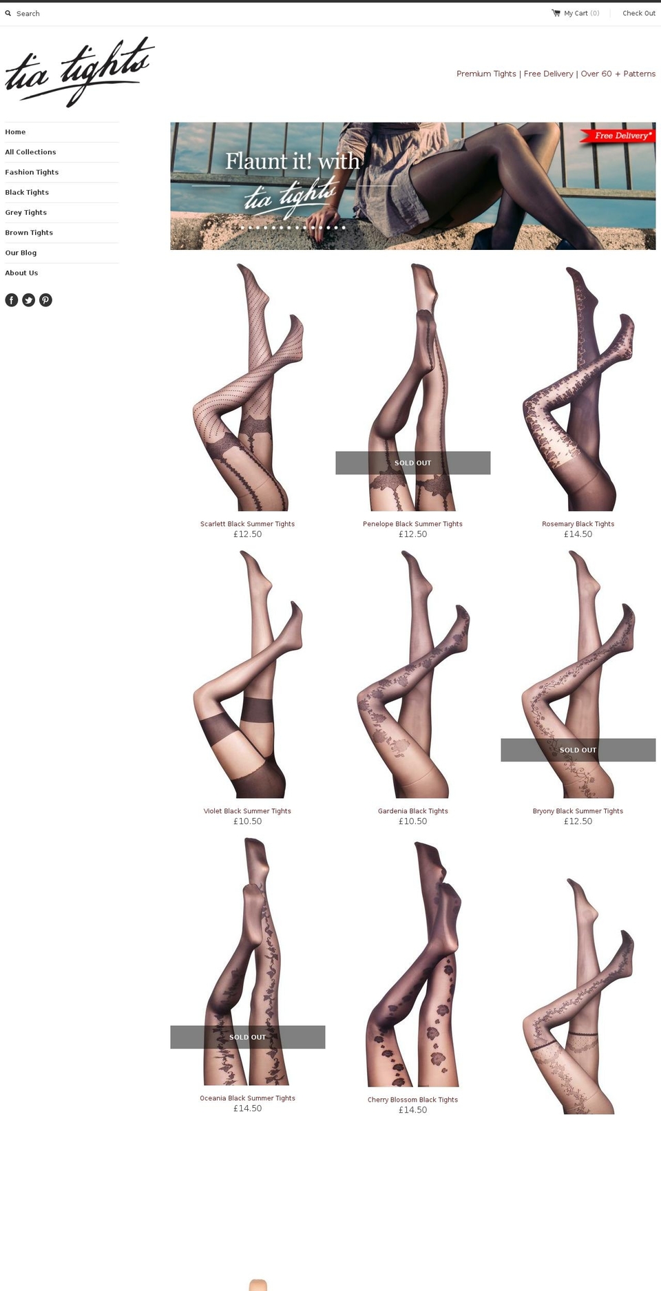 tiatights.com shopify website screenshot