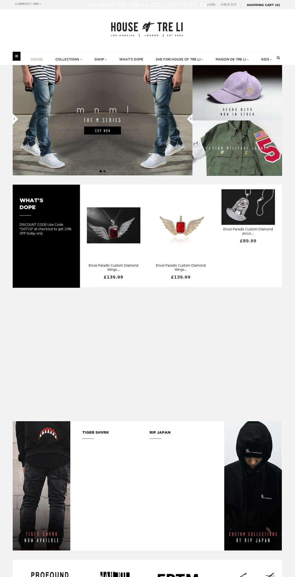 tiatreandco.com shopify website screenshot
