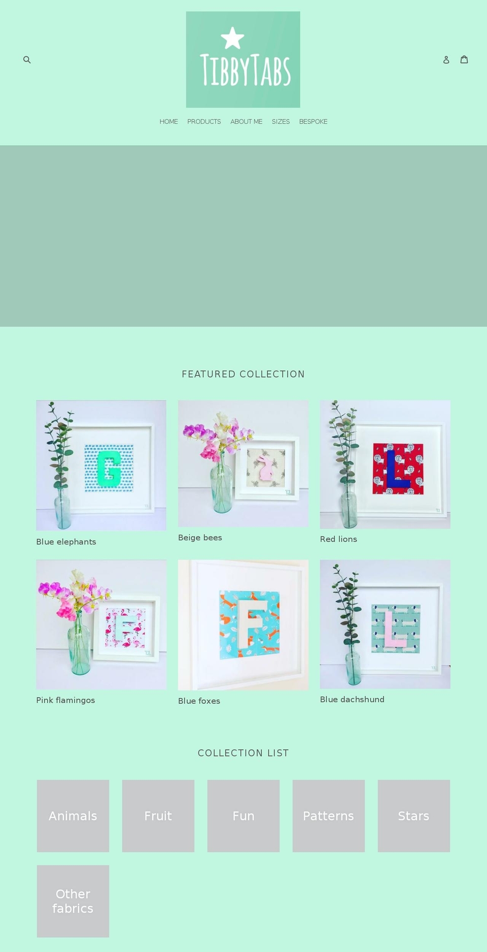 tibbytabs.com — Shopify storefront screenshot