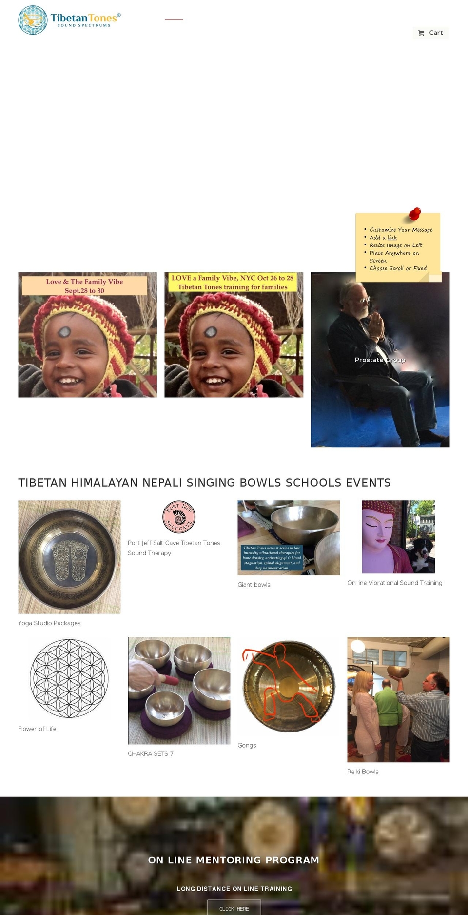 tibetantonestravel.com — Shopify storefront screenshot
