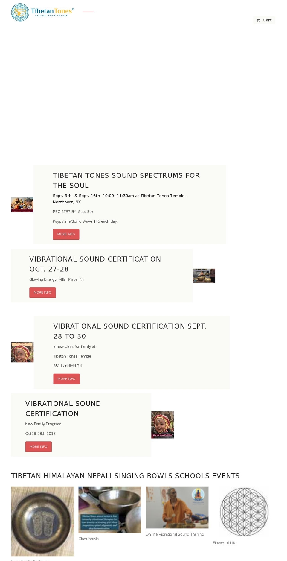tibetantonetemple.com — Shopify storefront screenshot