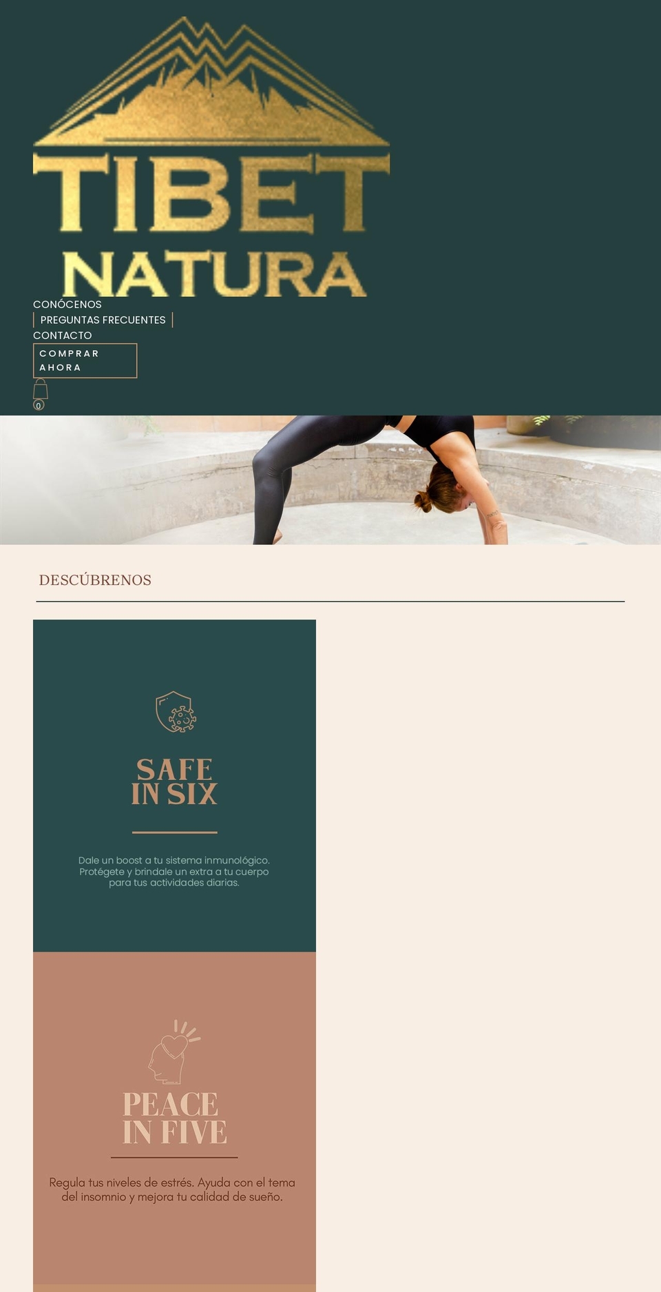 tibetnatura.com shopify website screenshot