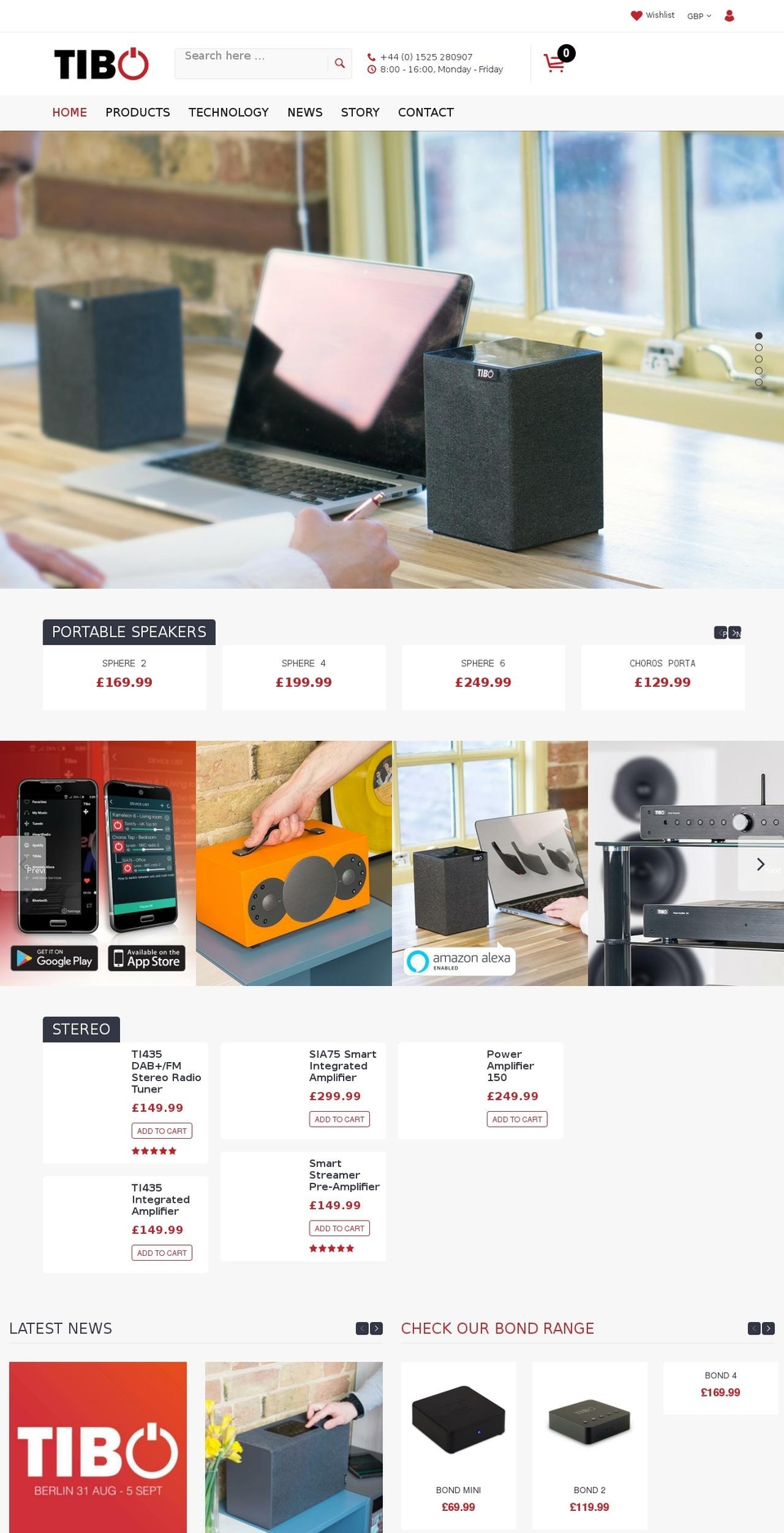 seiko-shopify-v1-9-1 Shopify theme site example tibo-audio.com