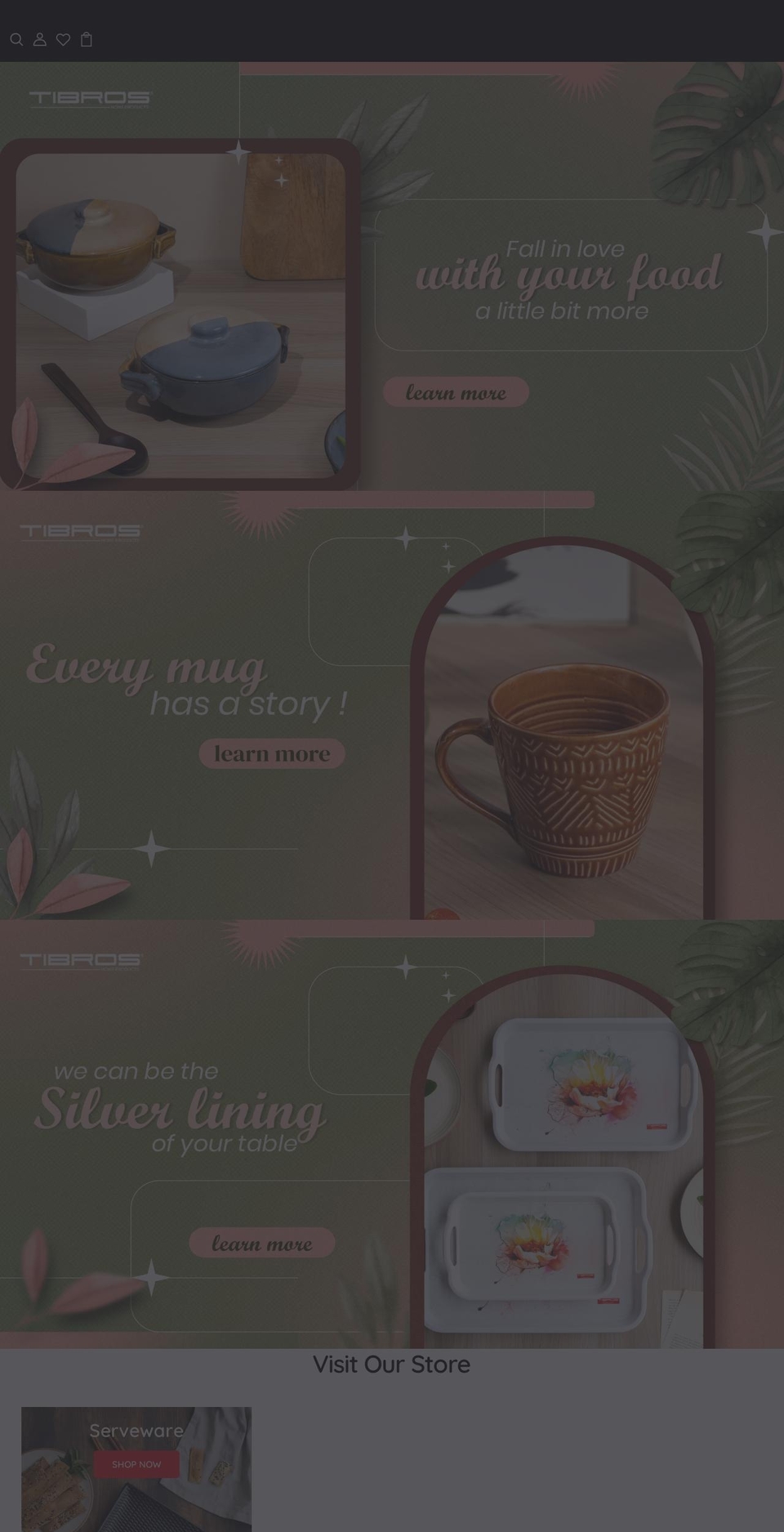 Gramic Shopify theme site example tibros.co.in