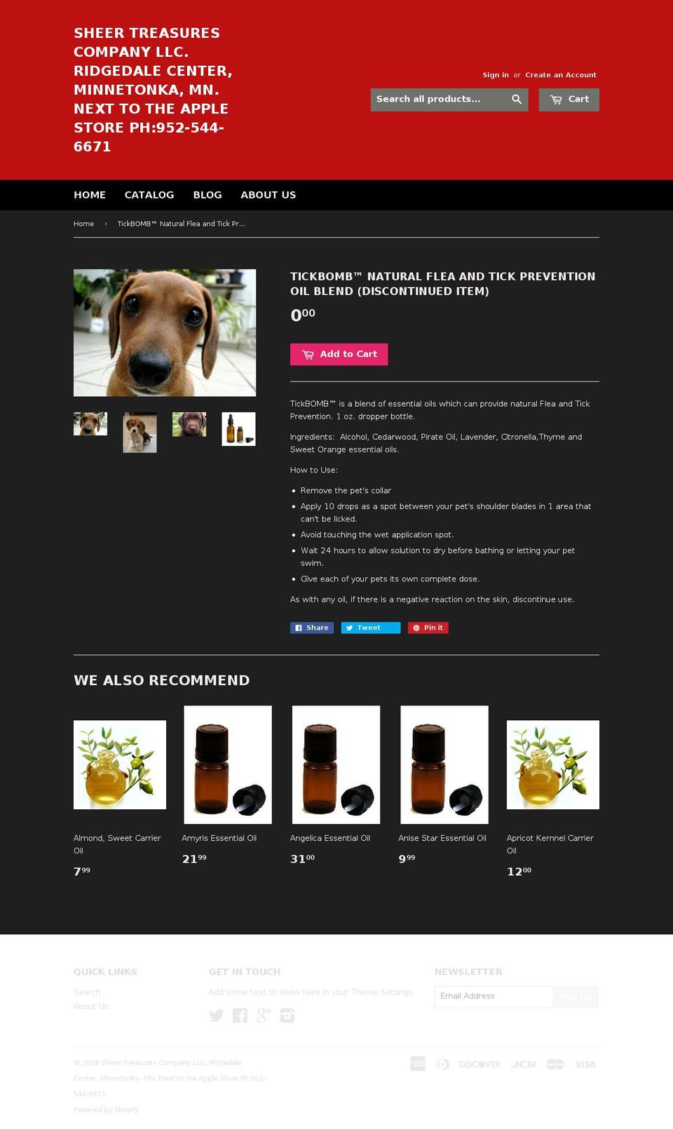 tickbomb.com — Shopify storefront screenshot