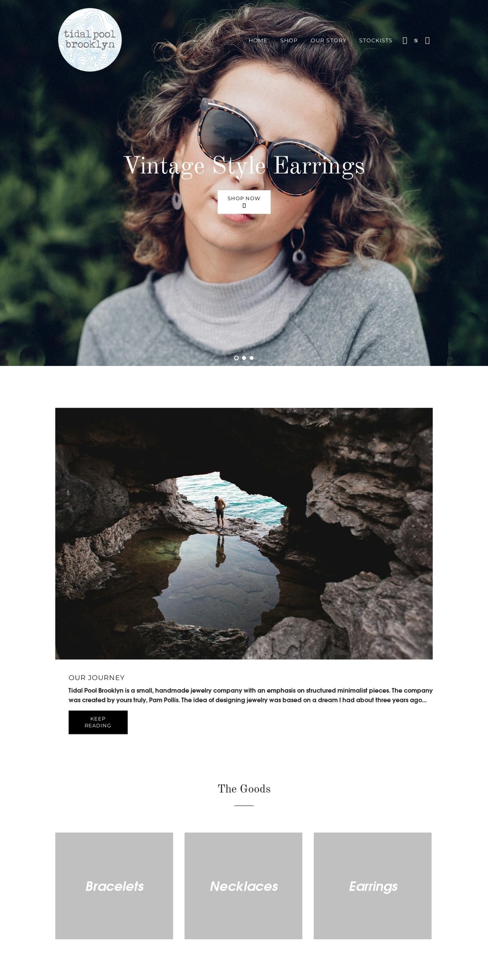 tidalpoolbrooklyn.com shopify website screenshot