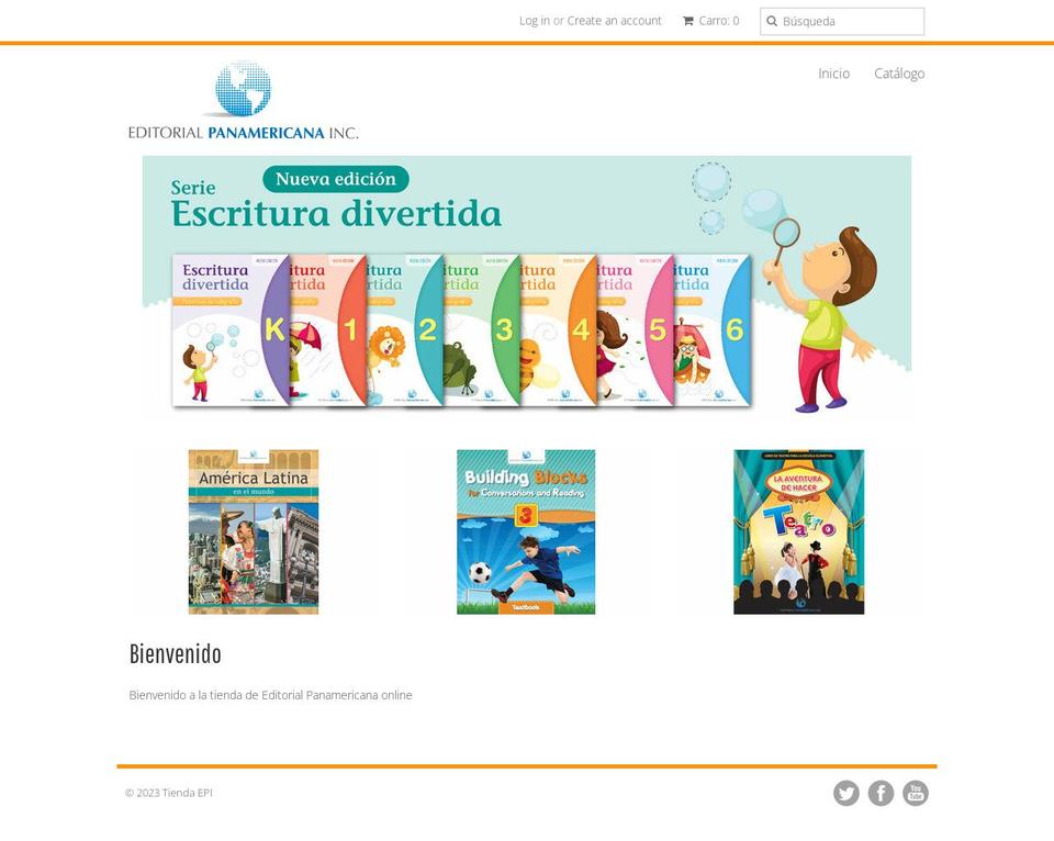 tienda-epi.myshopify.com shopify website screenshot