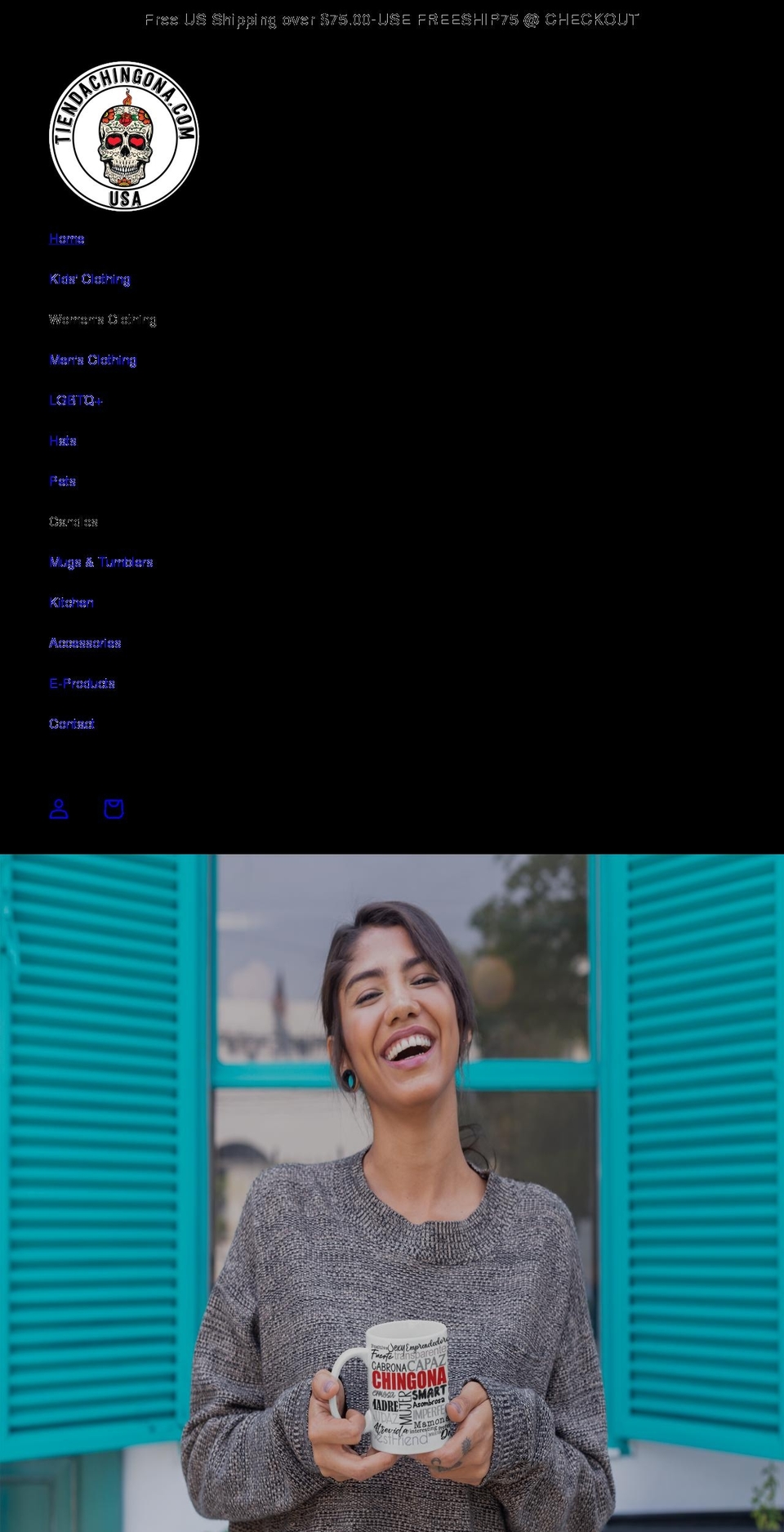 tiendachingona.com shopify website screenshot