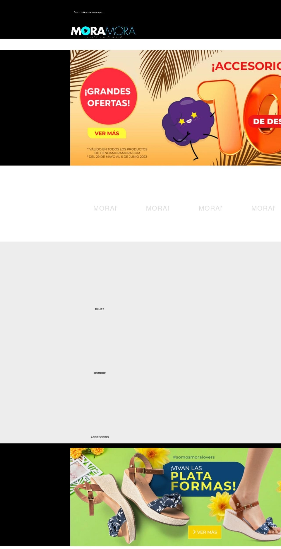 tiendamoramora.com — Shopify storefront screenshot