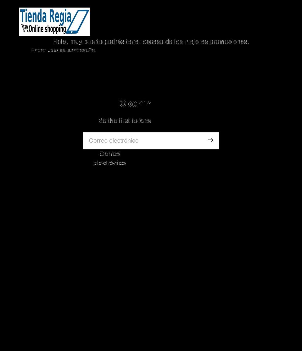 tiendaregia.com shopify website screenshot