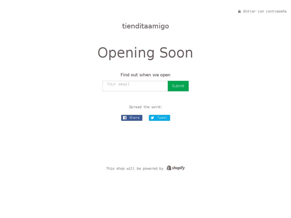 tienditaamigo.com shopify website screenshot