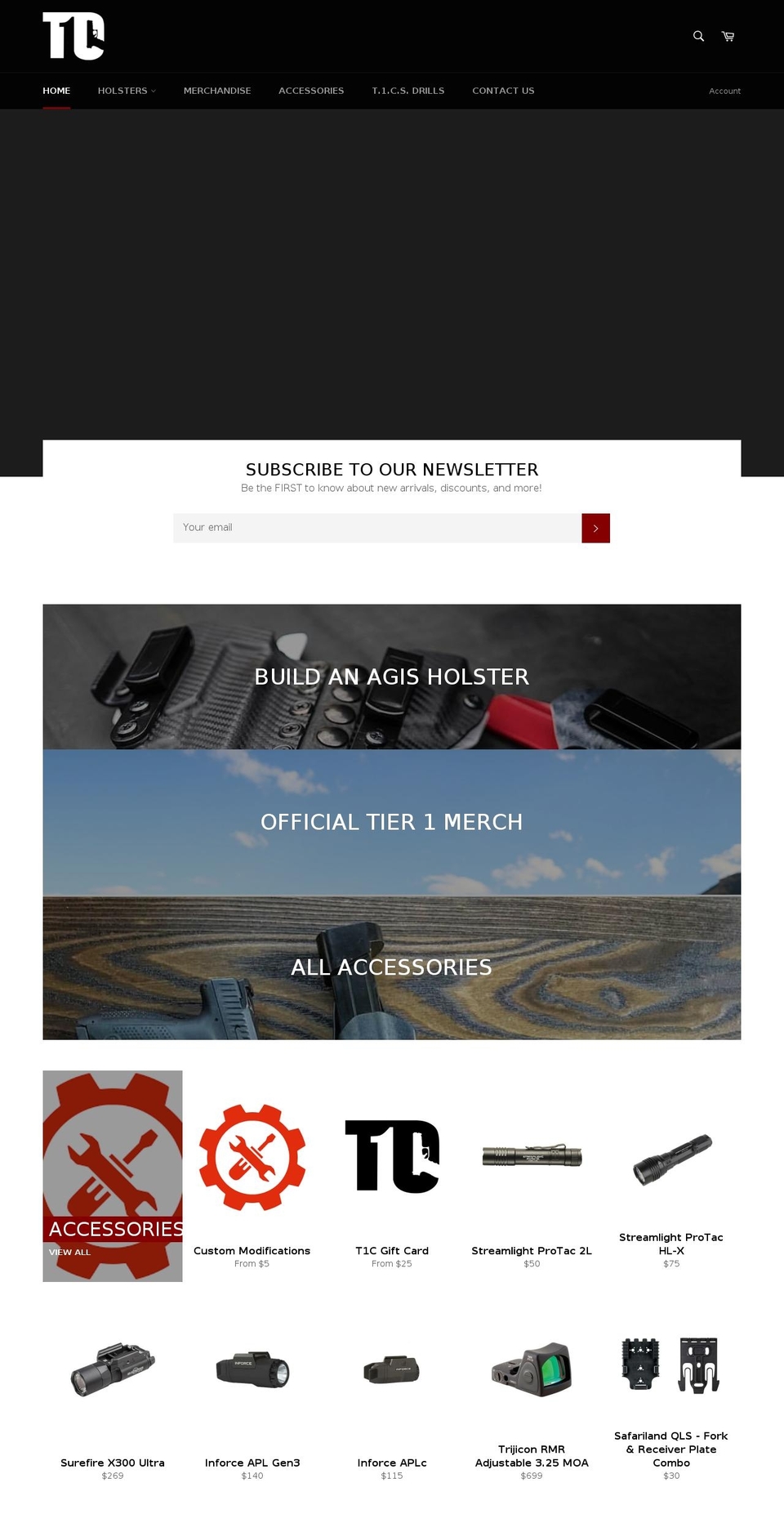 Current - Venture Shopify theme site example tier1mfg.com