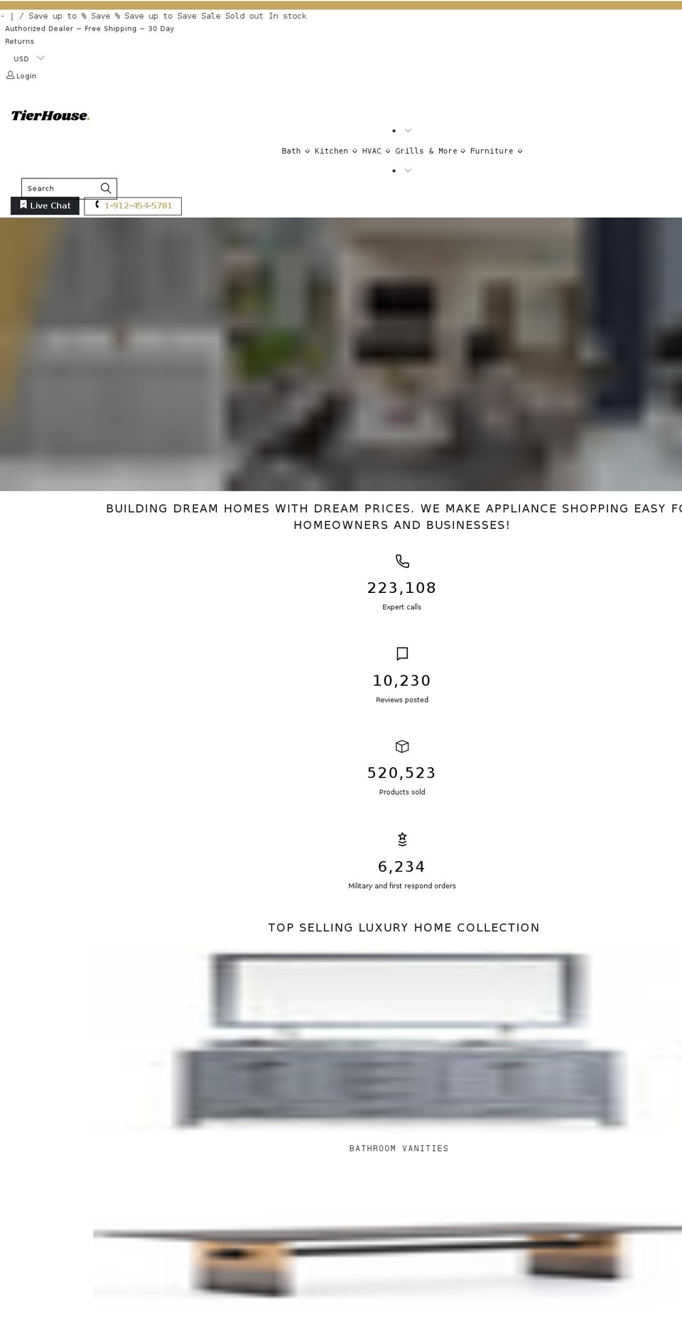tierhouse.com shopify website screenshot