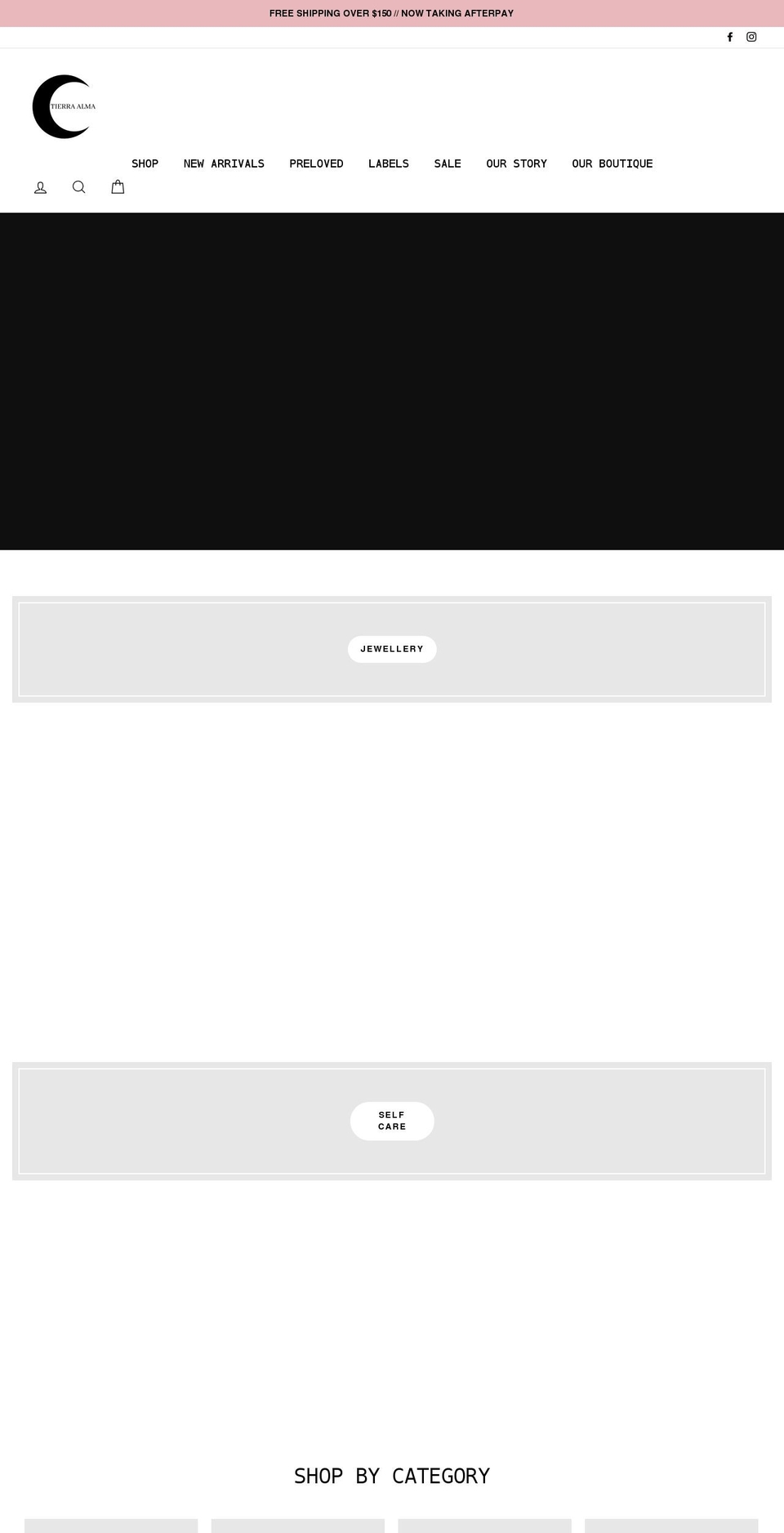 tierraalma.com.au shopify website screenshot